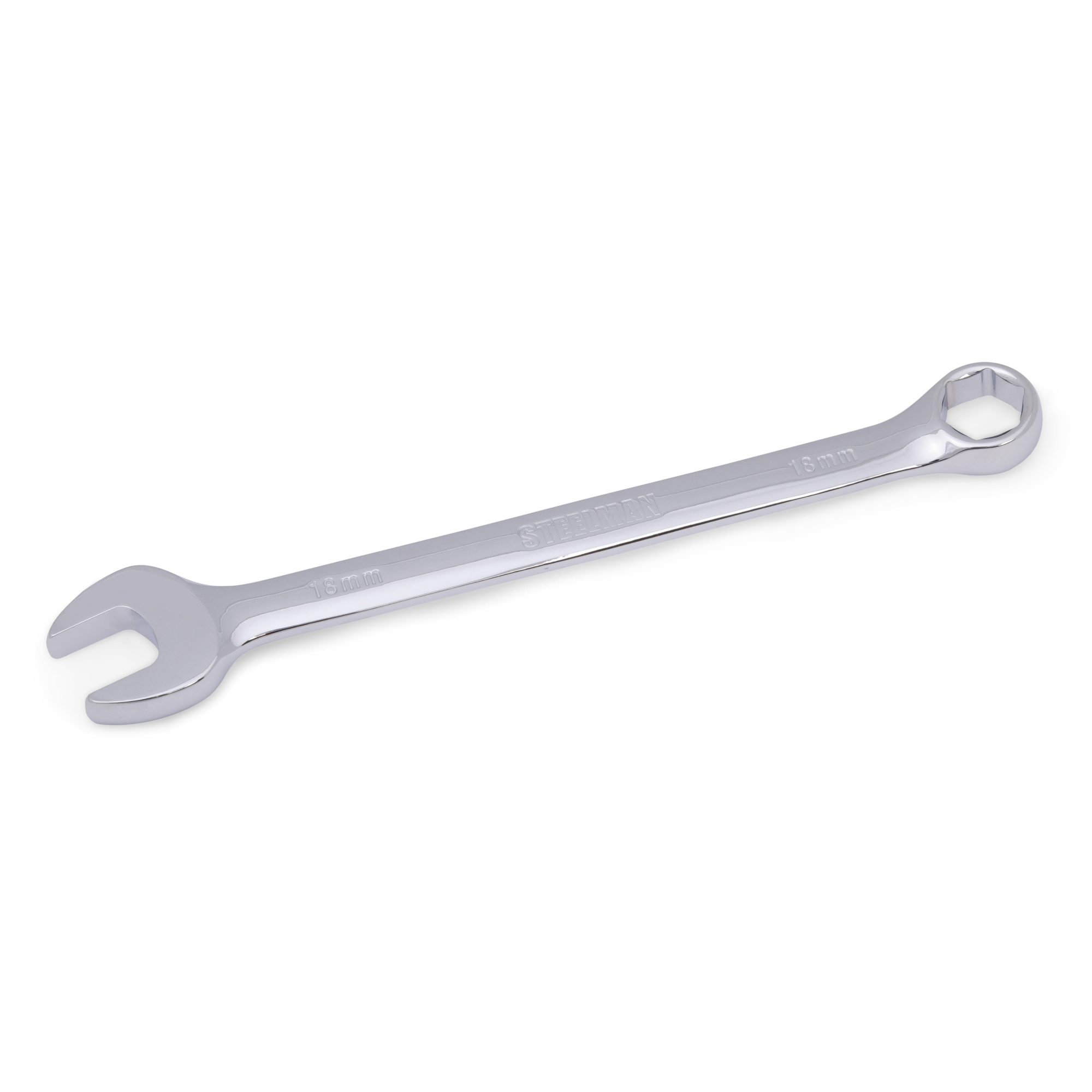 STEELMAN 18mm Combination Wrench with 6-Point Box End, Model# 78343